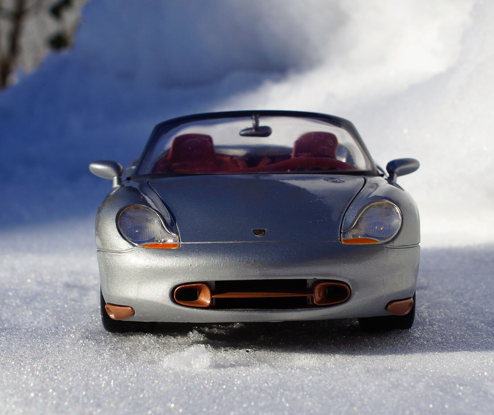 Sony DT 18-70mm F3.5-5.6 sample photo. Model car, porsche, boxster photography