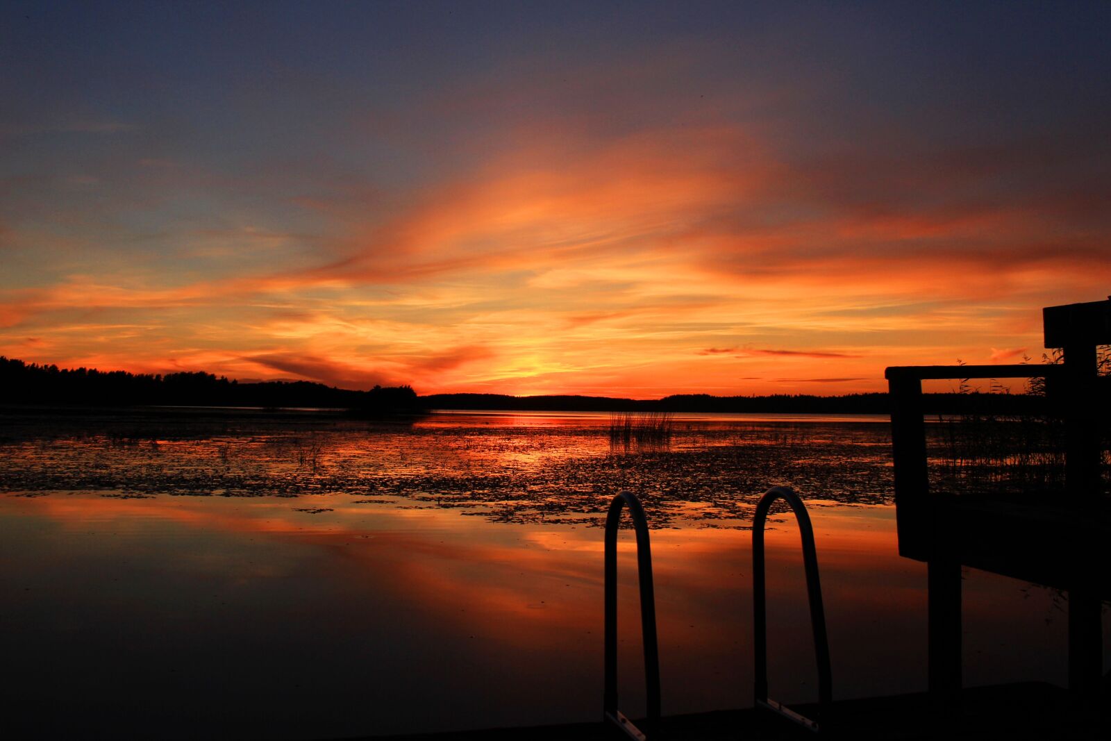 Canon EOS 700D (EOS Rebel T5i / EOS Kiss X7i) sample photo. Sunset, lake, sun photography