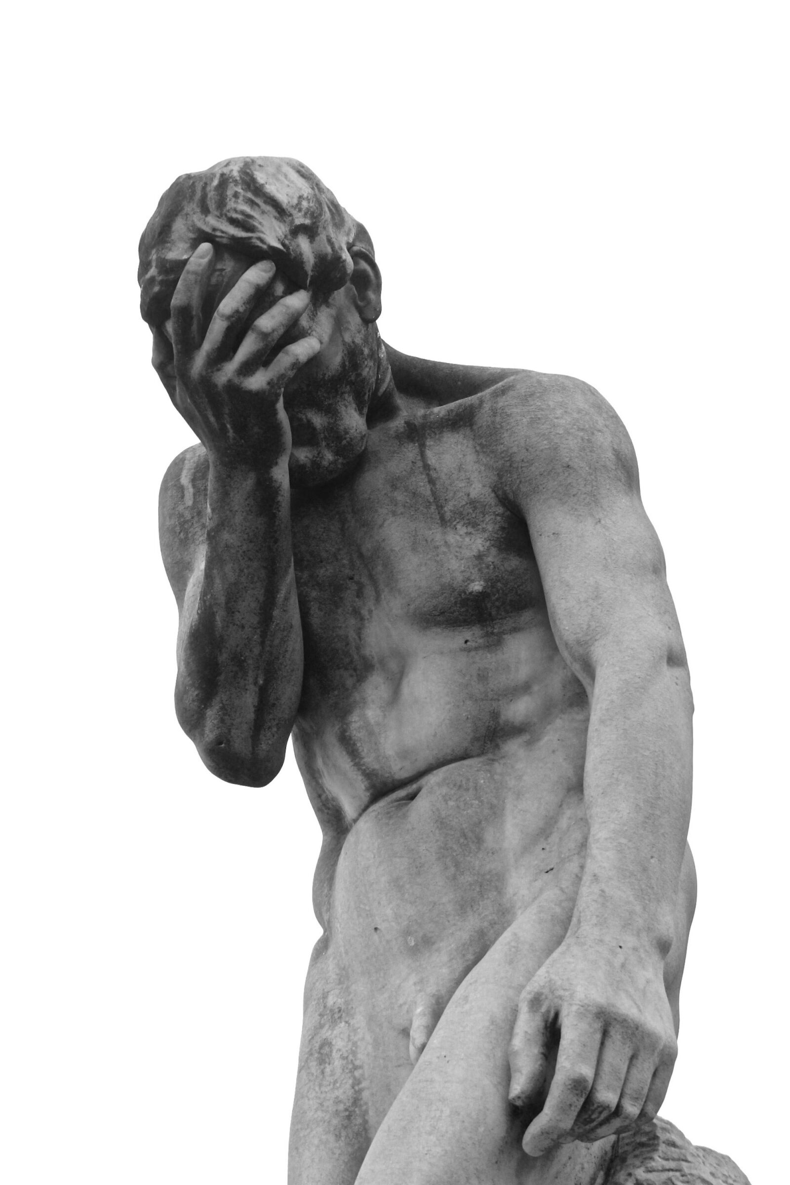 Canon EOS 550D (EOS Rebel T2i / EOS Kiss X4) sample photo. Face palm, statue, figure photography