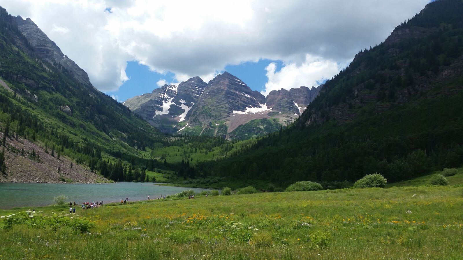 Samsung Galaxy S5 sample photo. Maroon bells, colorado mountains photography