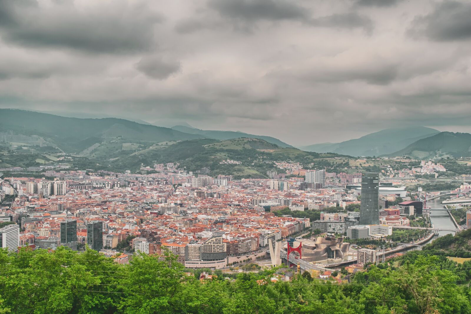 Nikon D3300 sample photo. Panoramic, bilbao, guggenheim photography