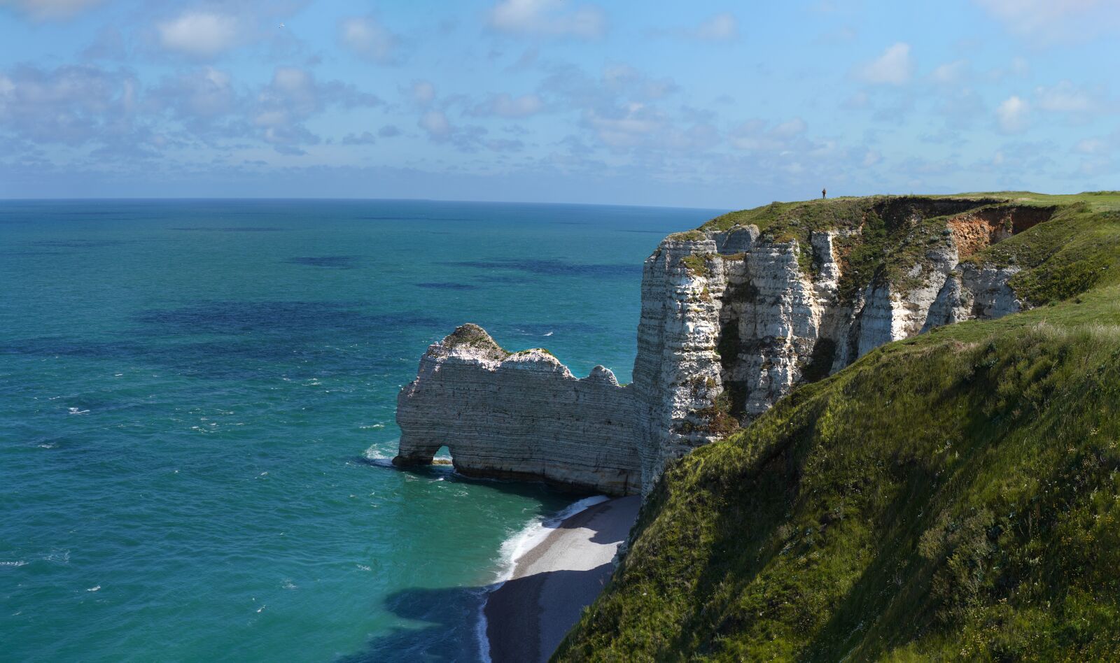 Sony a7 III + Sony FE 85mm F1.8 sample photo. France, normandy, etretat photography