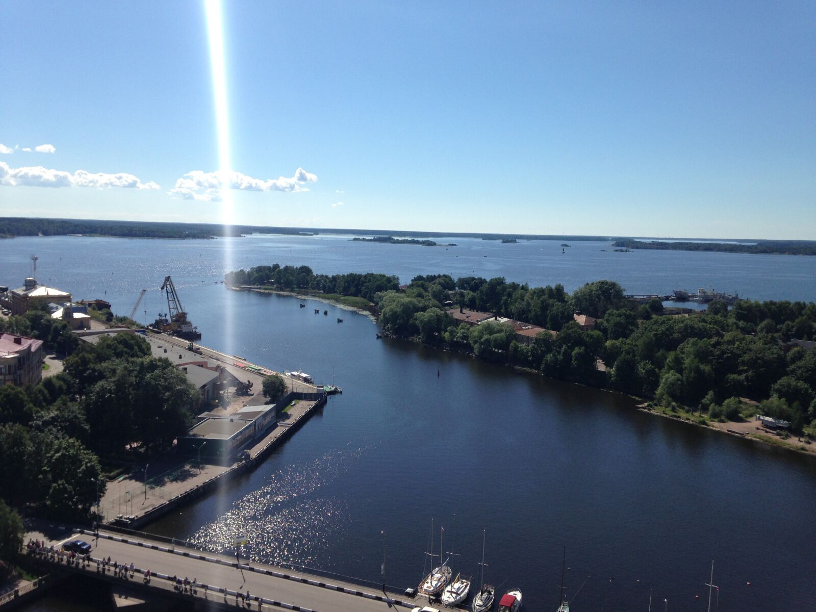 iPhone 5 back camera 4.12mm f/2.4 sample photo. Vyborg, view from the photography