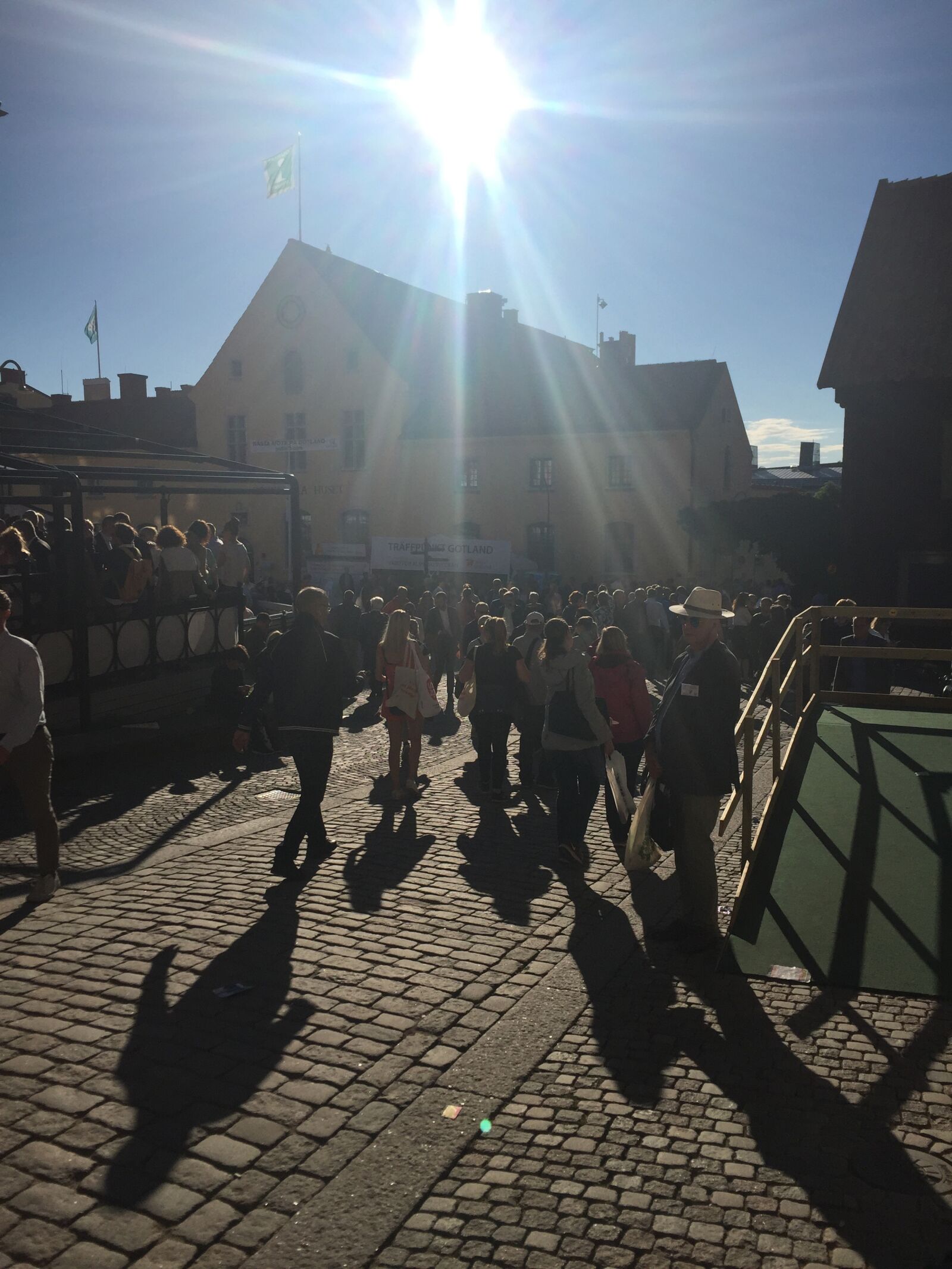 iPhone 6 back camera 4.15mm f/2.2 sample photo. Visby, gotland, almedalen valley photography