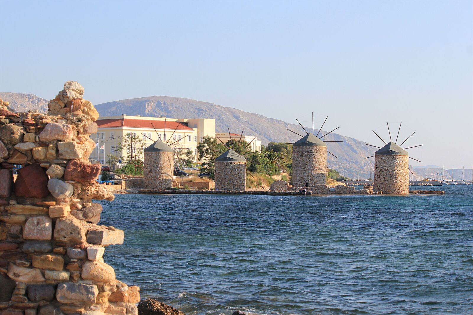Canon EOS 550D (EOS Rebel T2i / EOS Kiss X4) sample photo. Chios, greece, windmill photography
