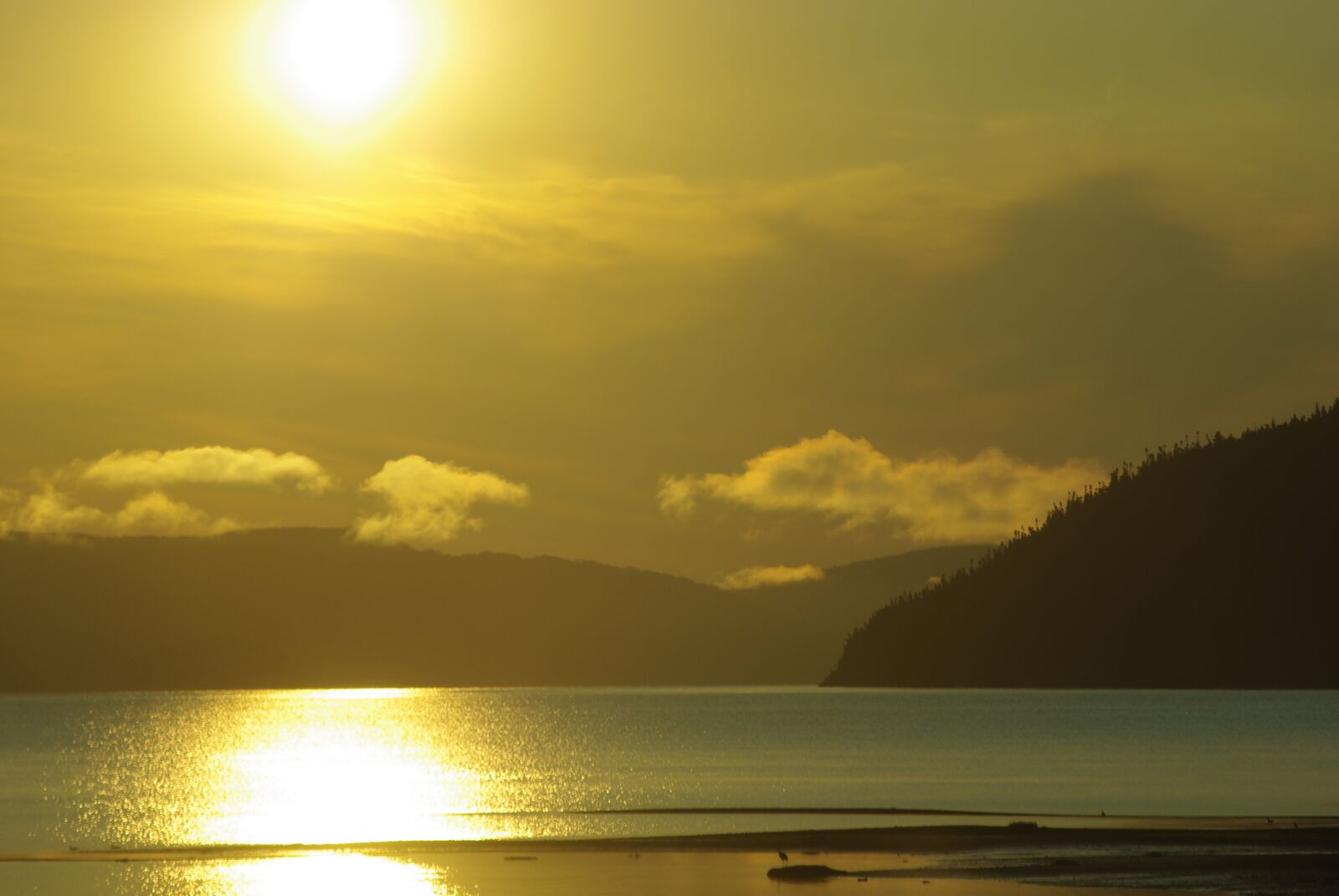 Pentax K200D sample photo. Saguenay, quebec, sunset photography