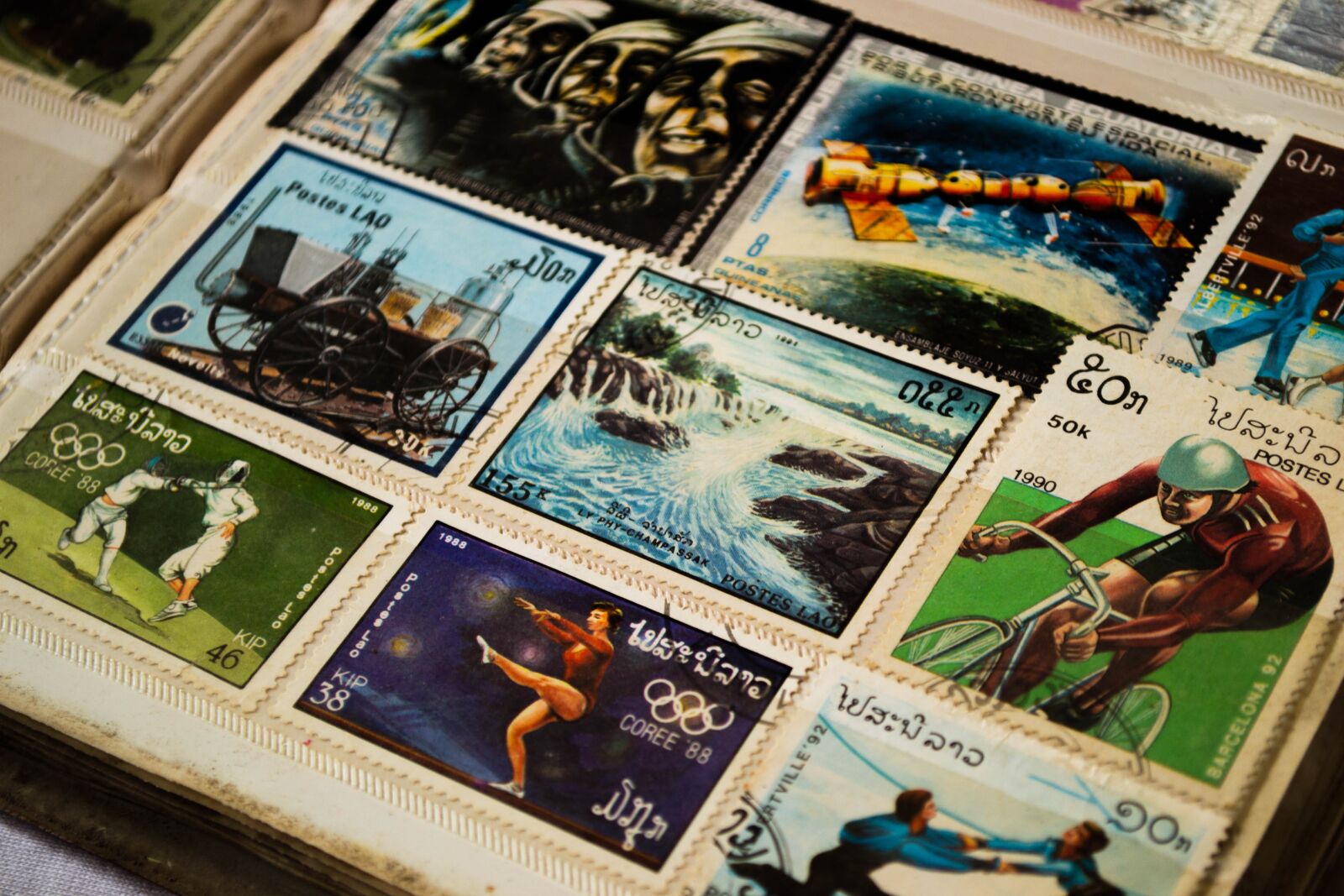 Nikon D3100 sample photo. Stamp, stamp collection, collection photography