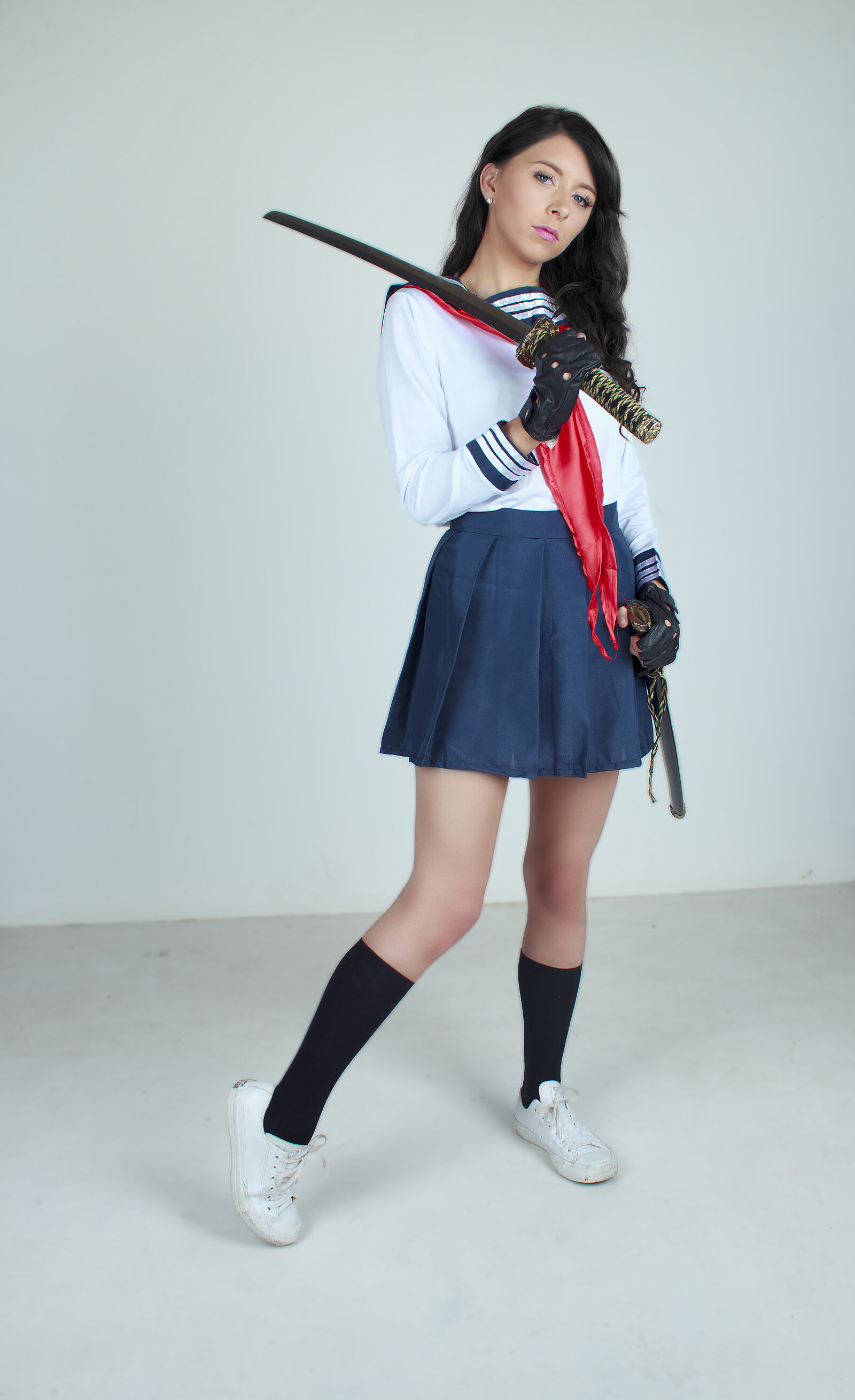 Canon EOS 600D (Rebel EOS T3i / EOS Kiss X5) sample photo. Cosplay, japanese, school, girl photography