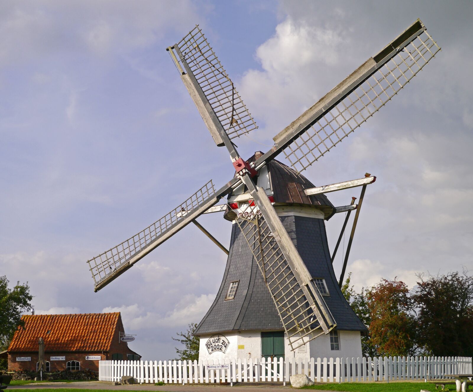 Panasonic Lumix DMC-GX1 sample photo. Windmill, east frisia, restored photography