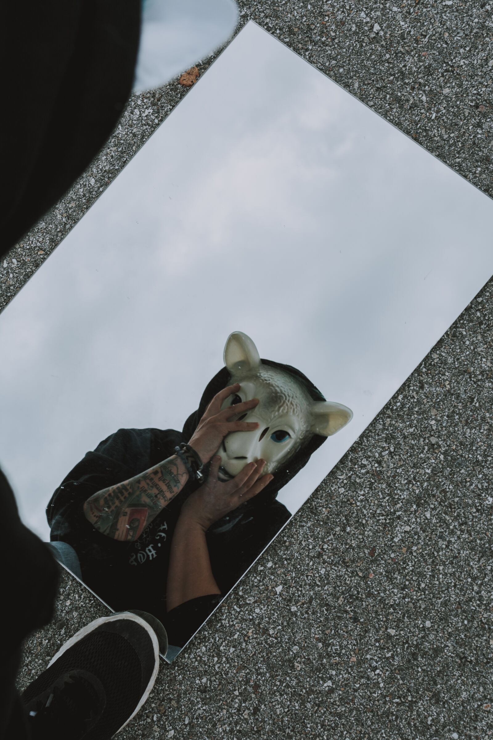 Nikon D5200 sample photo. Mask, mirror, reflection photography