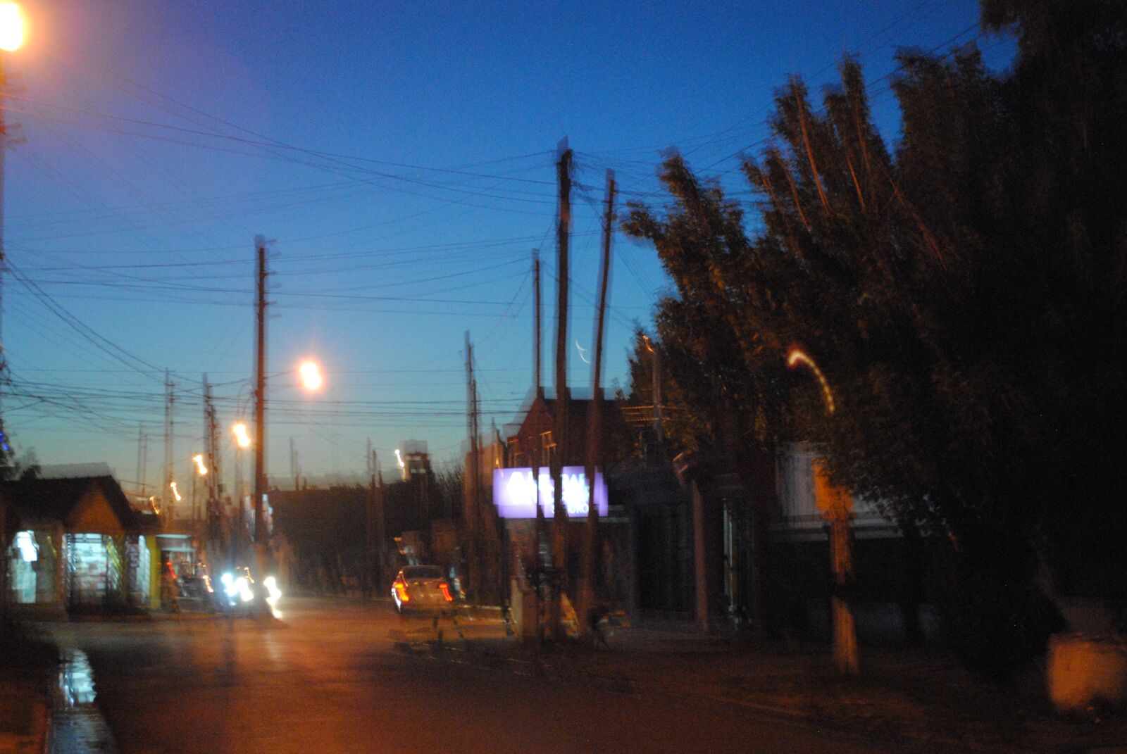 Nikon D3000 sample photo. City, night, sunset photography
