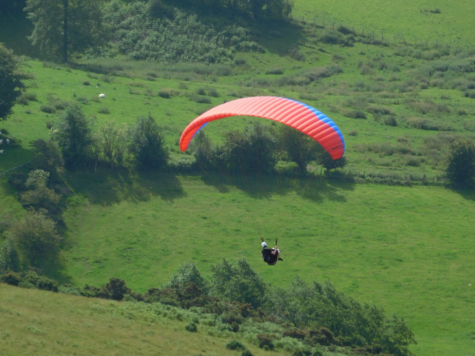 Nikon Coolpix B500 sample photo. Paraglider, uk, flying photography