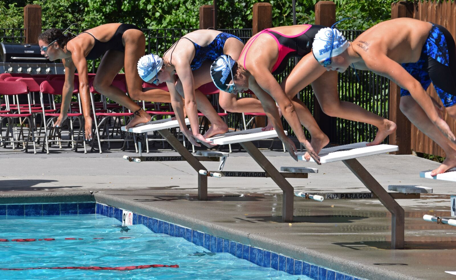 Nikon D3300 sample photo. Young swimmers, beginning race photography