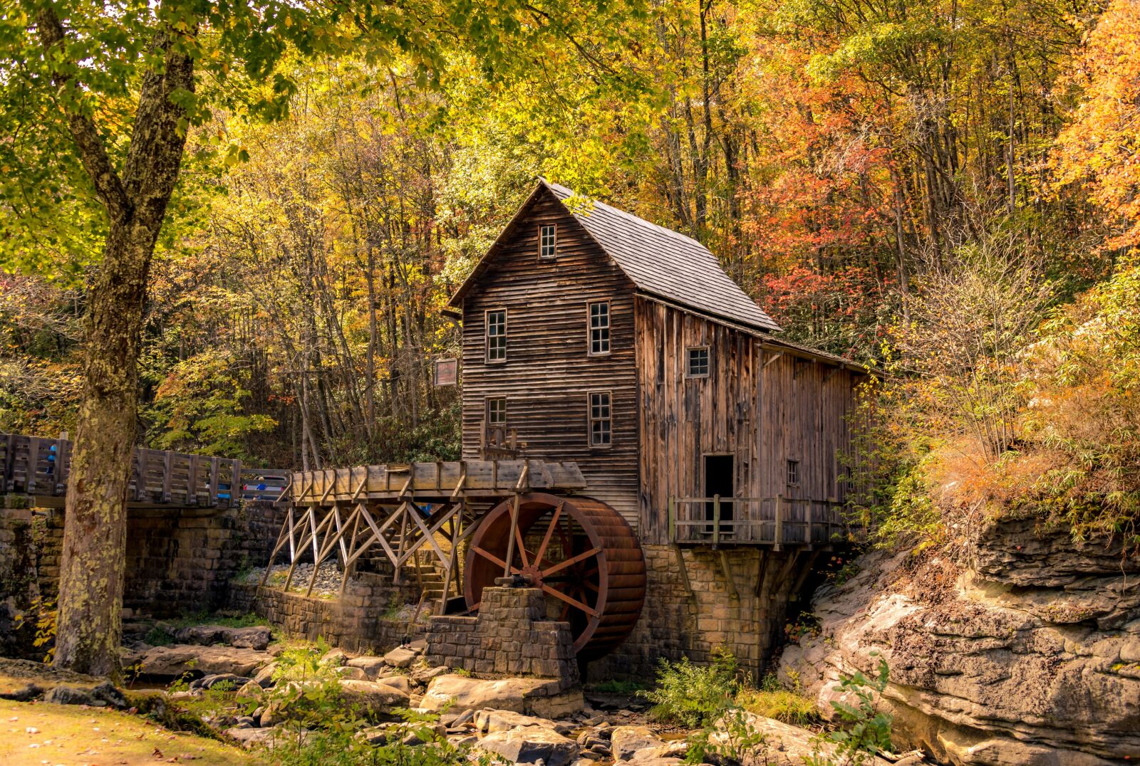 Nikon D850 sample photo. Fall, wv, grist mill photography