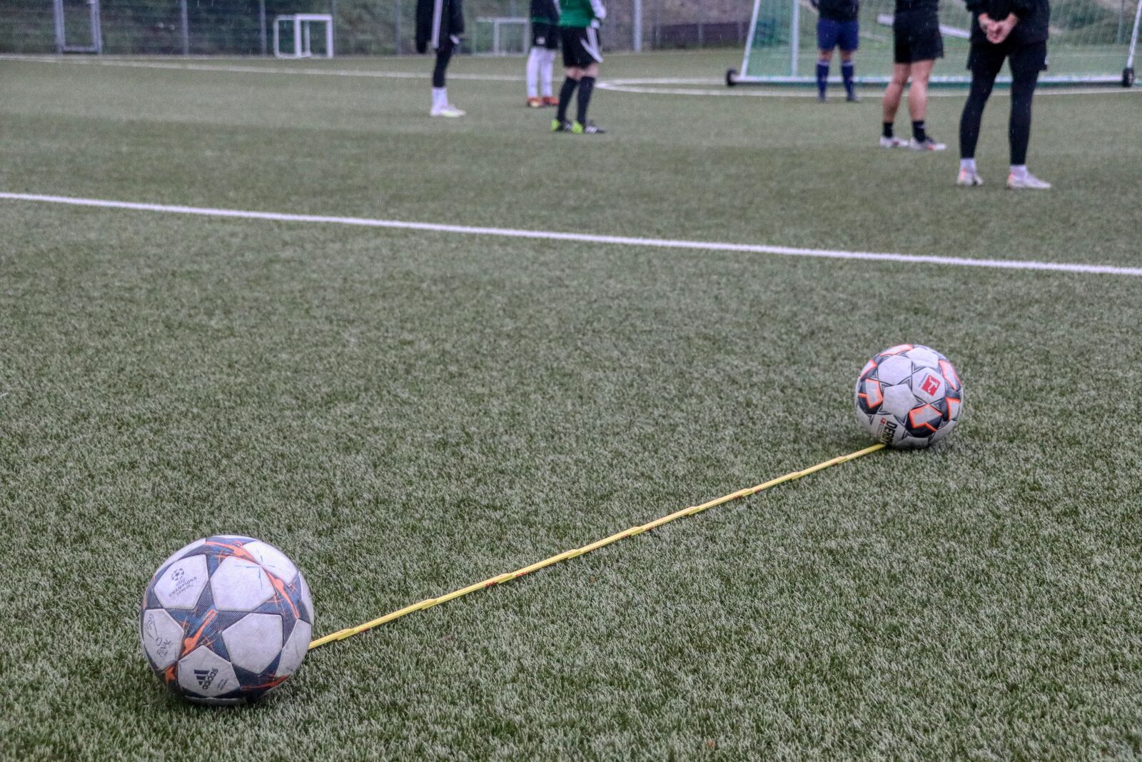Canon EOS 80D sample photo. Distance, football, training photography
