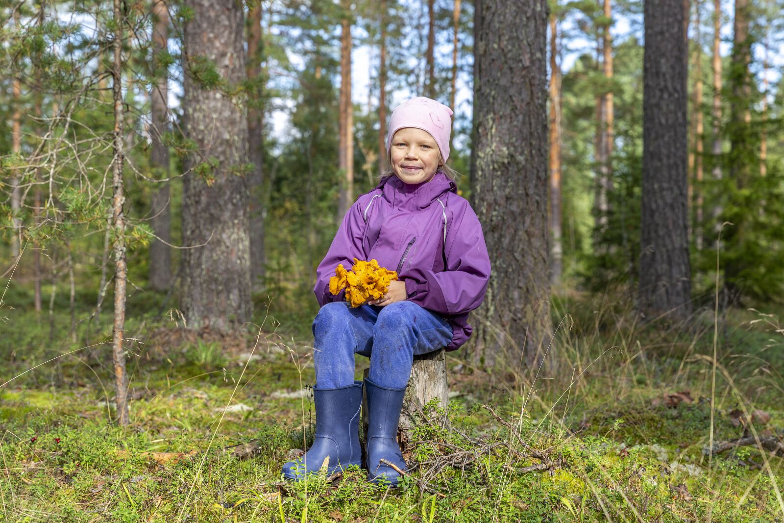 Canon EOS 6D sample photo. Kid, child, forest photography