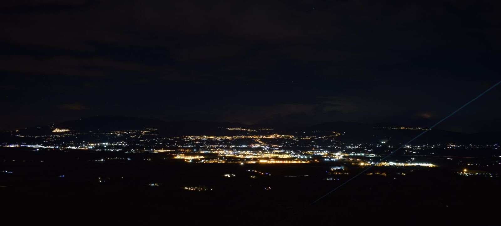 Nikon AF-P DX Nikkor 18-55mm F3.5-5.6G sample photo. City, lights, citylights, dark photography