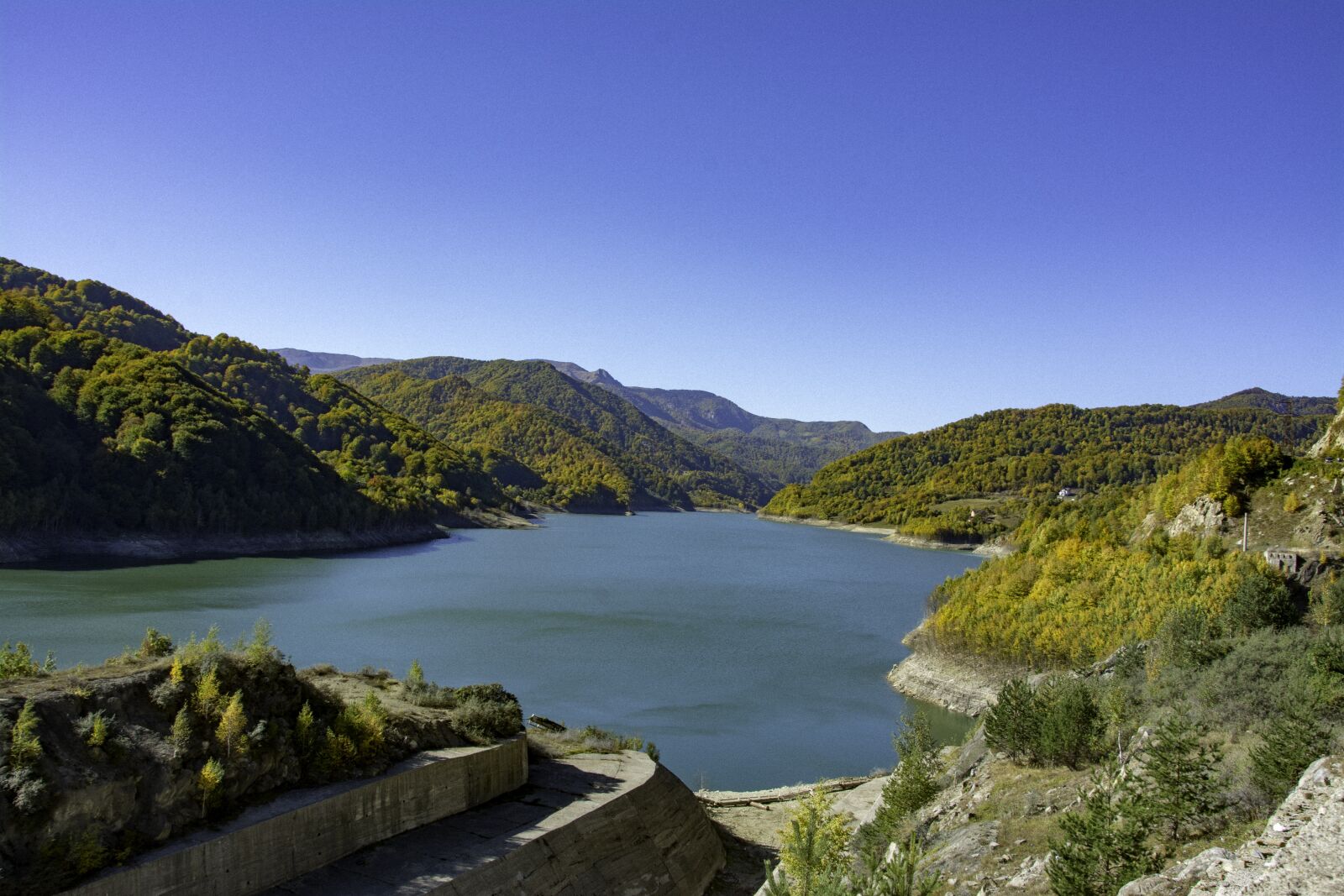 Nikon D7100 sample photo. Dam, lake, landscape photography