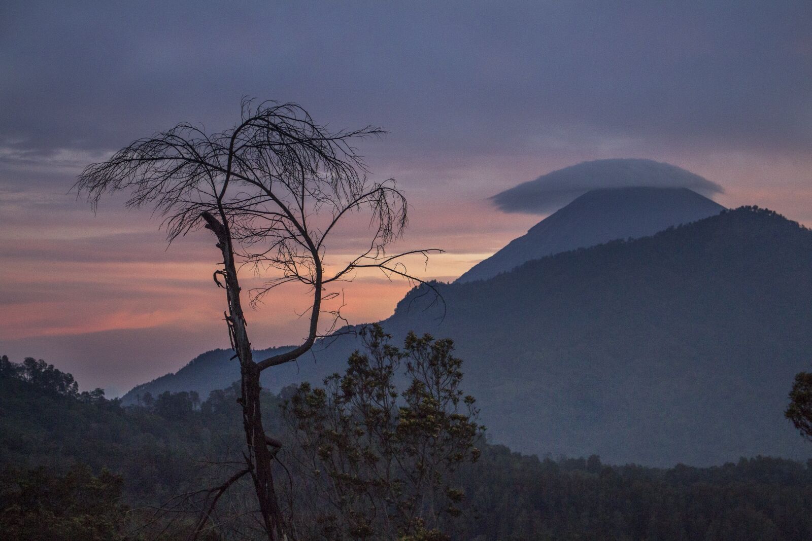 Canon EOS 700D (EOS Rebel T5i / EOS Kiss X7i) sample photo. Mount, semeru, cloud photography