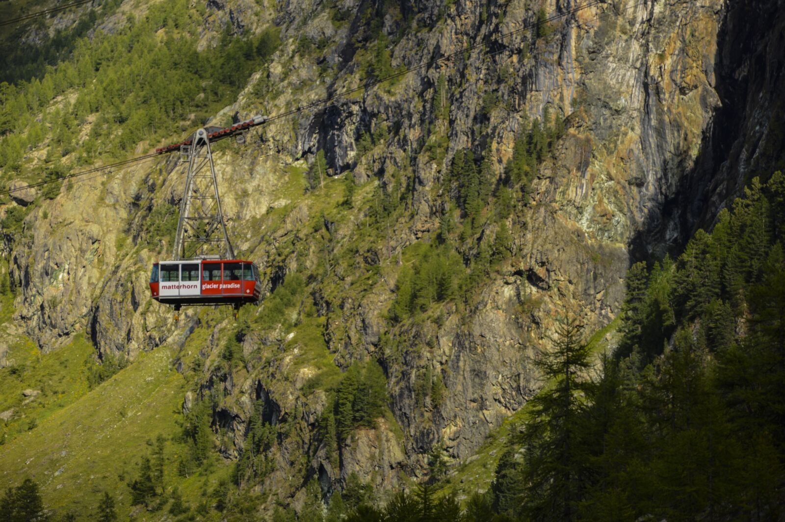 Nikon D3200 sample photo. Cable car, alpine, swiss photography