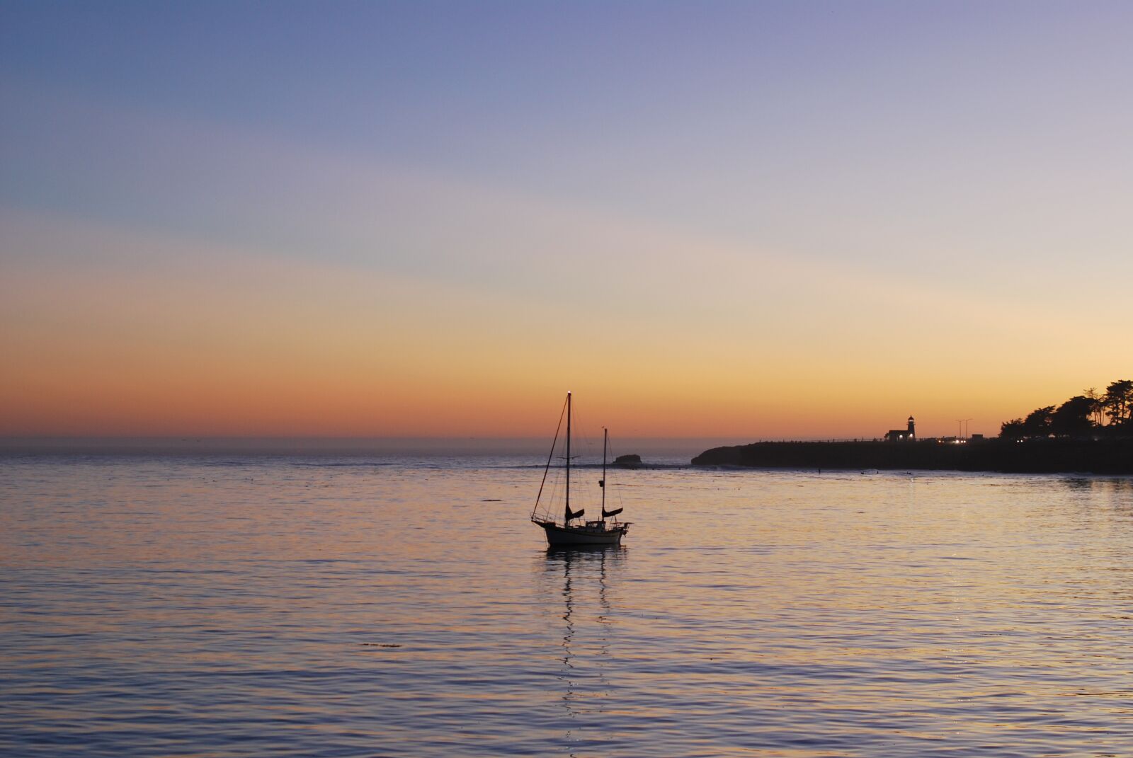 Nikon D60 sample photo. Santa cruz, sailboat, ocean photography