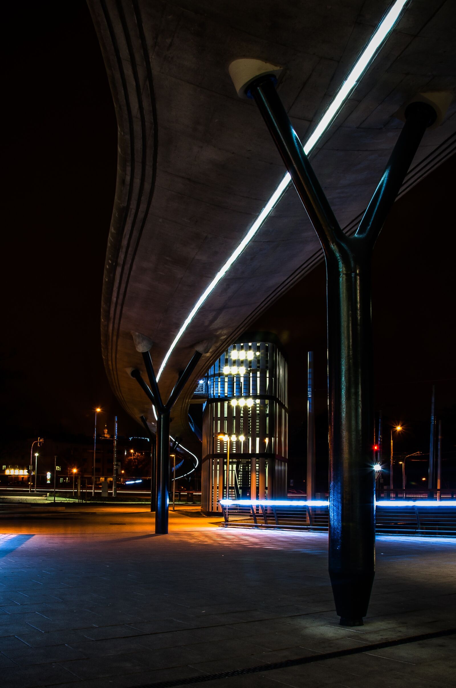 Nikon D90 sample photo. Olomouc, light, night photography