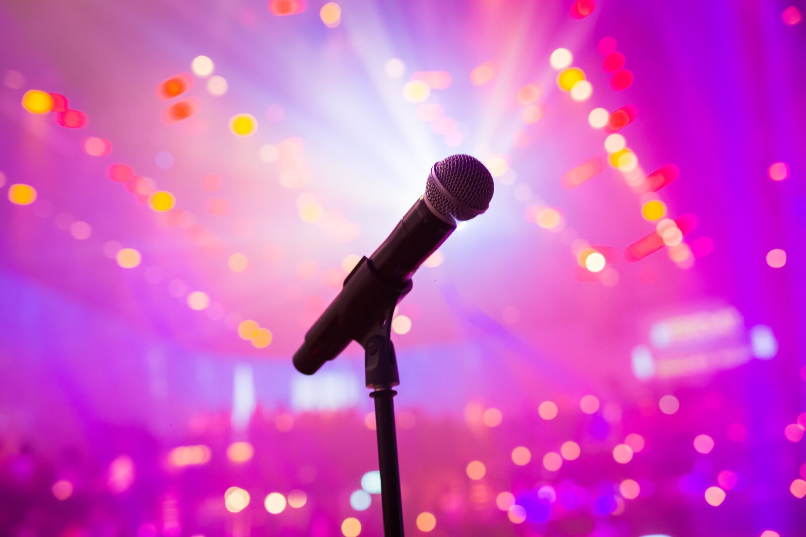 Canon EOS 6D sample photo. Microphone, comedy, crowd photography
