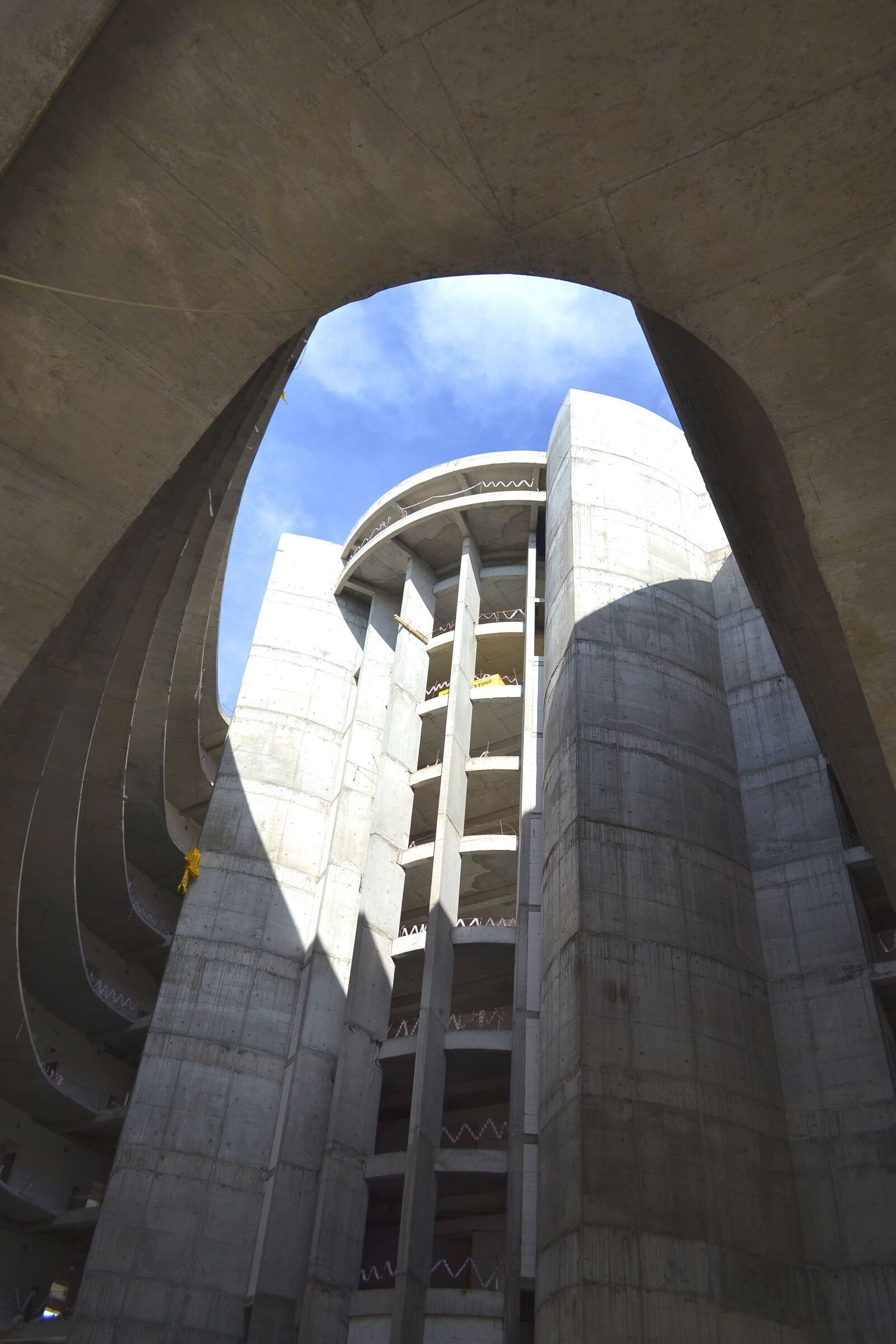 Nikon D3100 sample photo. Construction, structure, building photography
