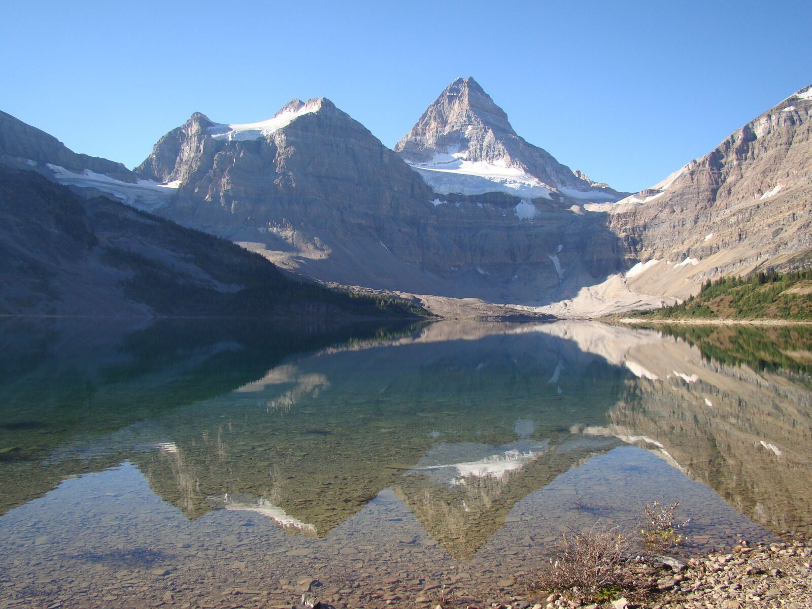 Sony Cyber-shot DSC-H50 sample photo. Mt assiniboine, magog lake photography