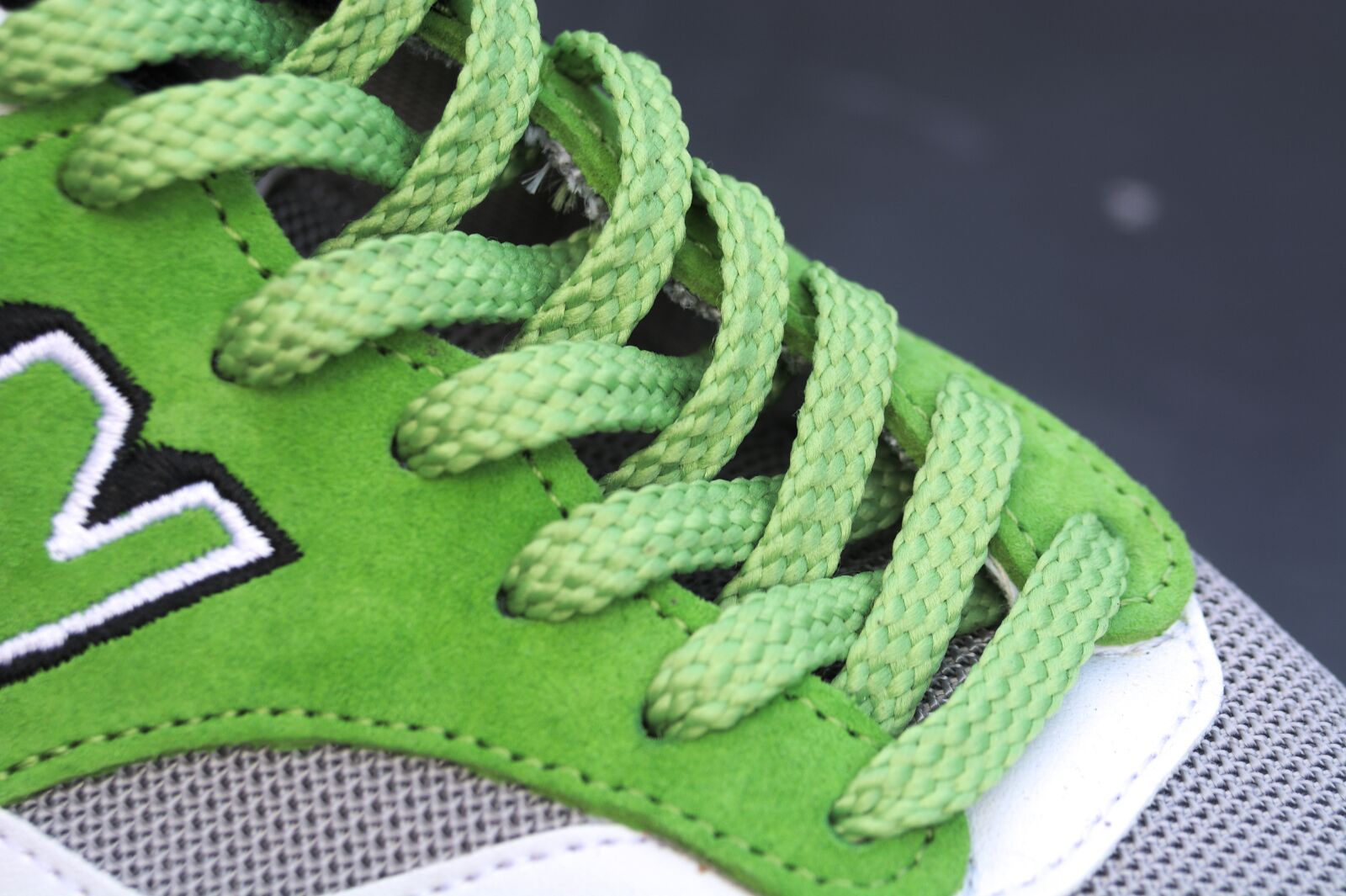 Nikon D7100 sample photo. Trainers, shoes, green photography