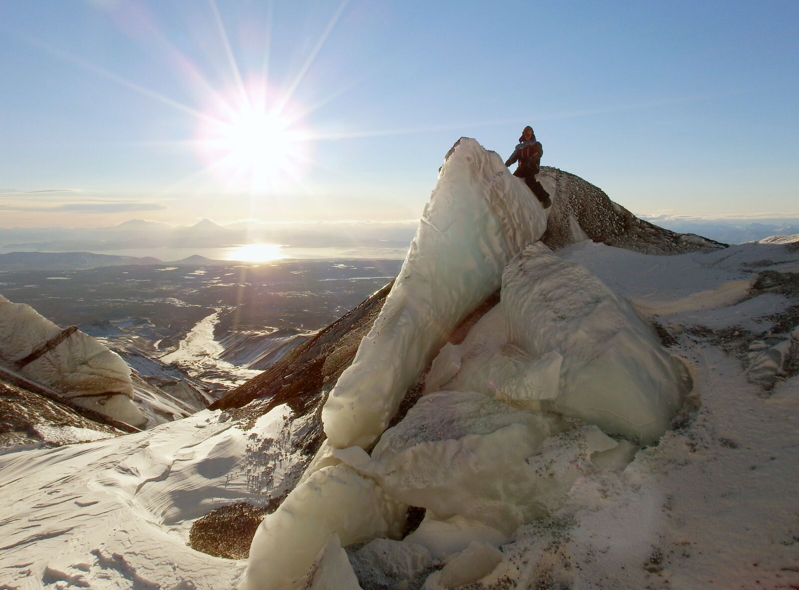 Fujifilm FinePix S1 sample photo. Volcano, glacier, the ice photography