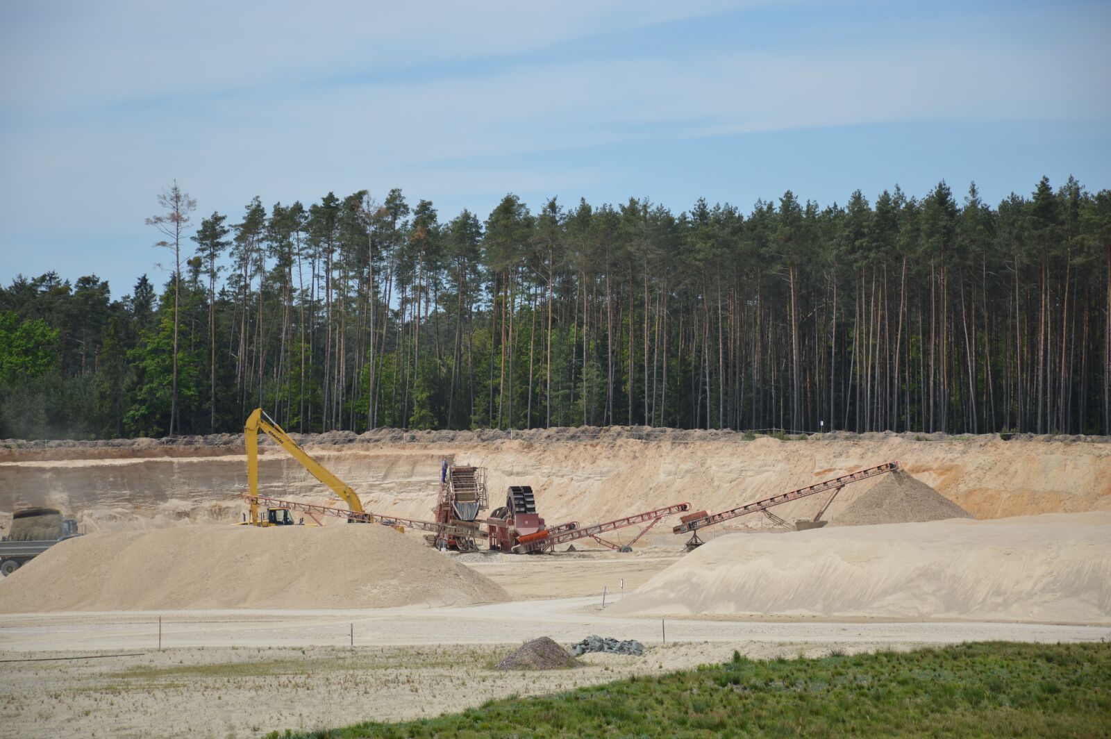 Nikon D3200 sample photo. Sand, quarry, pískovna photography