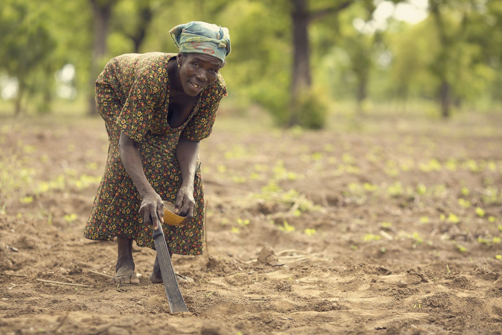 Canon EOS 5D Mark III sample photo. Planting, farmer, ghana photography