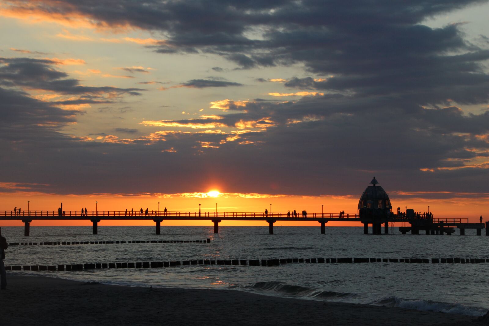 Canon EOS 600D (Rebel EOS T3i / EOS Kiss X5) sample photo. Sunset, baltic sea, seebr photography
