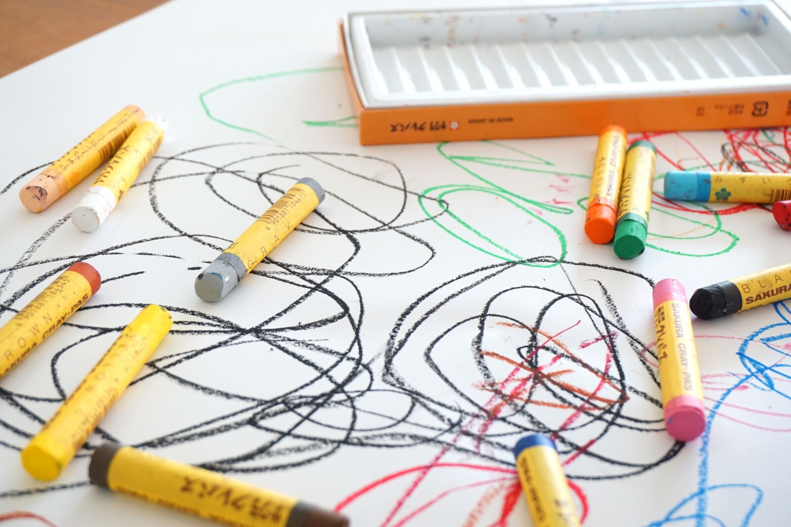 Sony a5100 sample photo. Crayon, graffiti, drawing photography