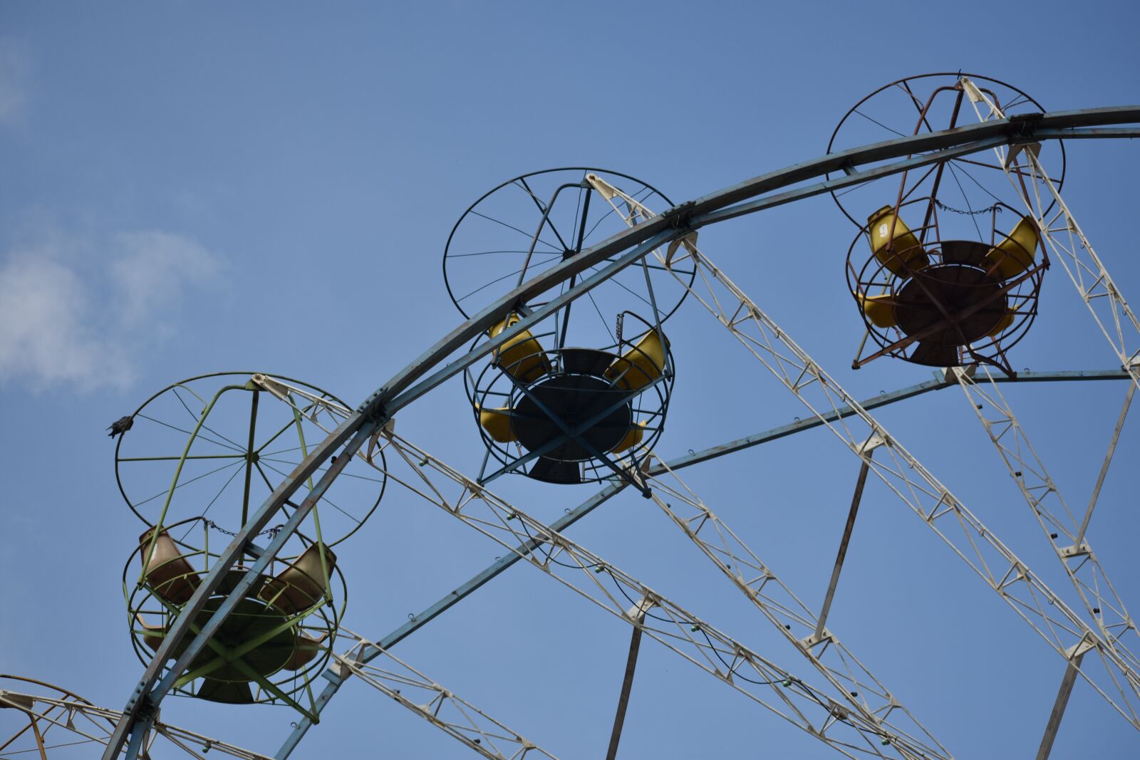 Nikon D3400 sample photo. Ferris wheel, old, the photography