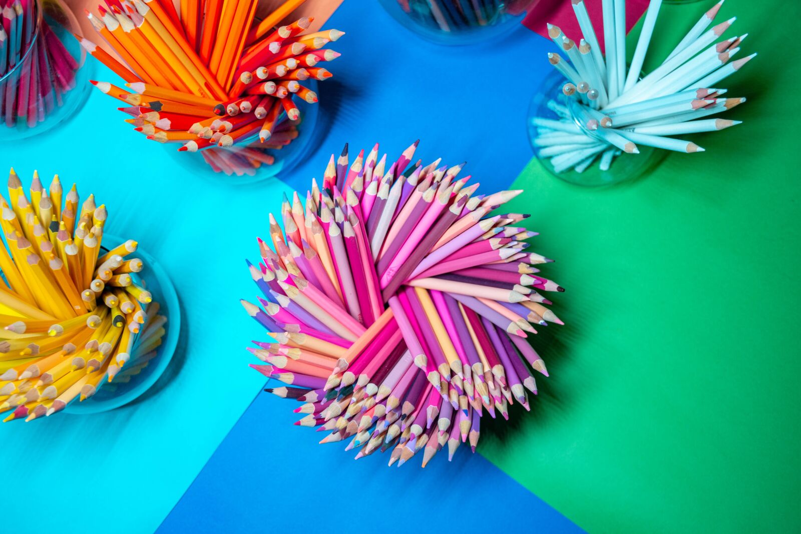 Nikon D7200 sample photo. Pencils, colorful, color photography