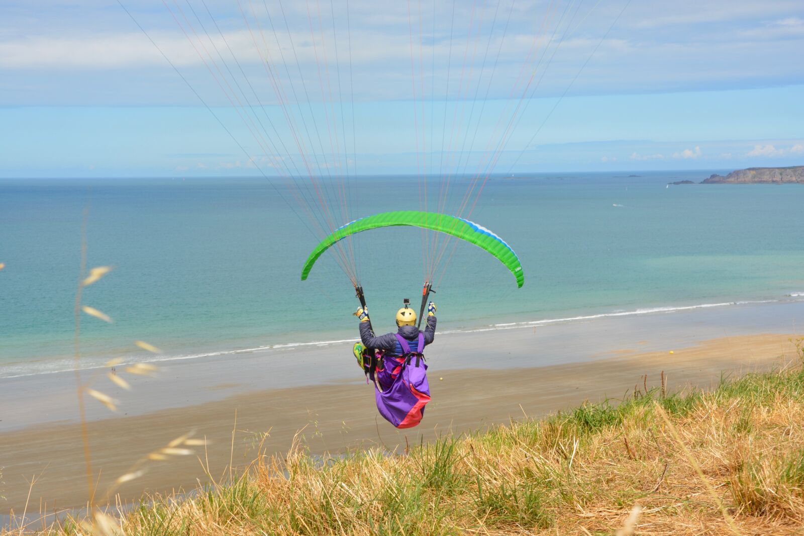 Nikon D5200 sample photo. Paragliding, paraglider, fifth wheel photography