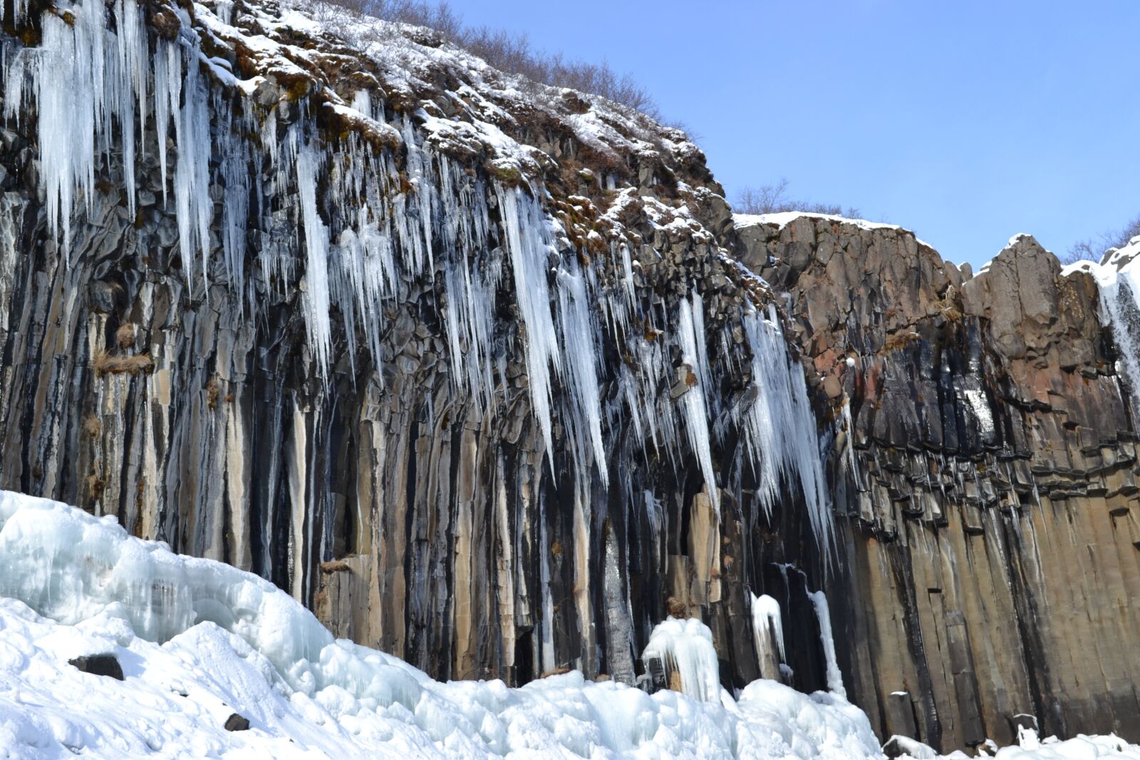 Nikon D3100 sample photo. Iceland, ice, cascade photography