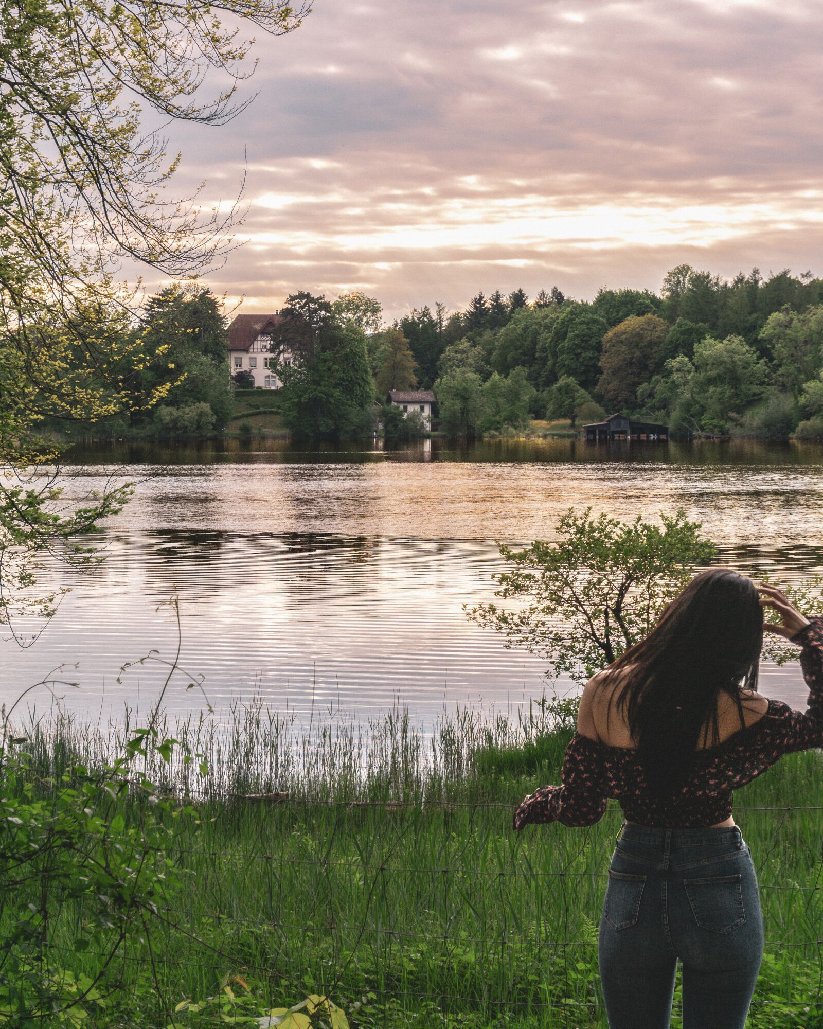 Sony E 16-50mm F3.5-5.6 PZ OSS sample photo. Lake, landscape, clouds photography