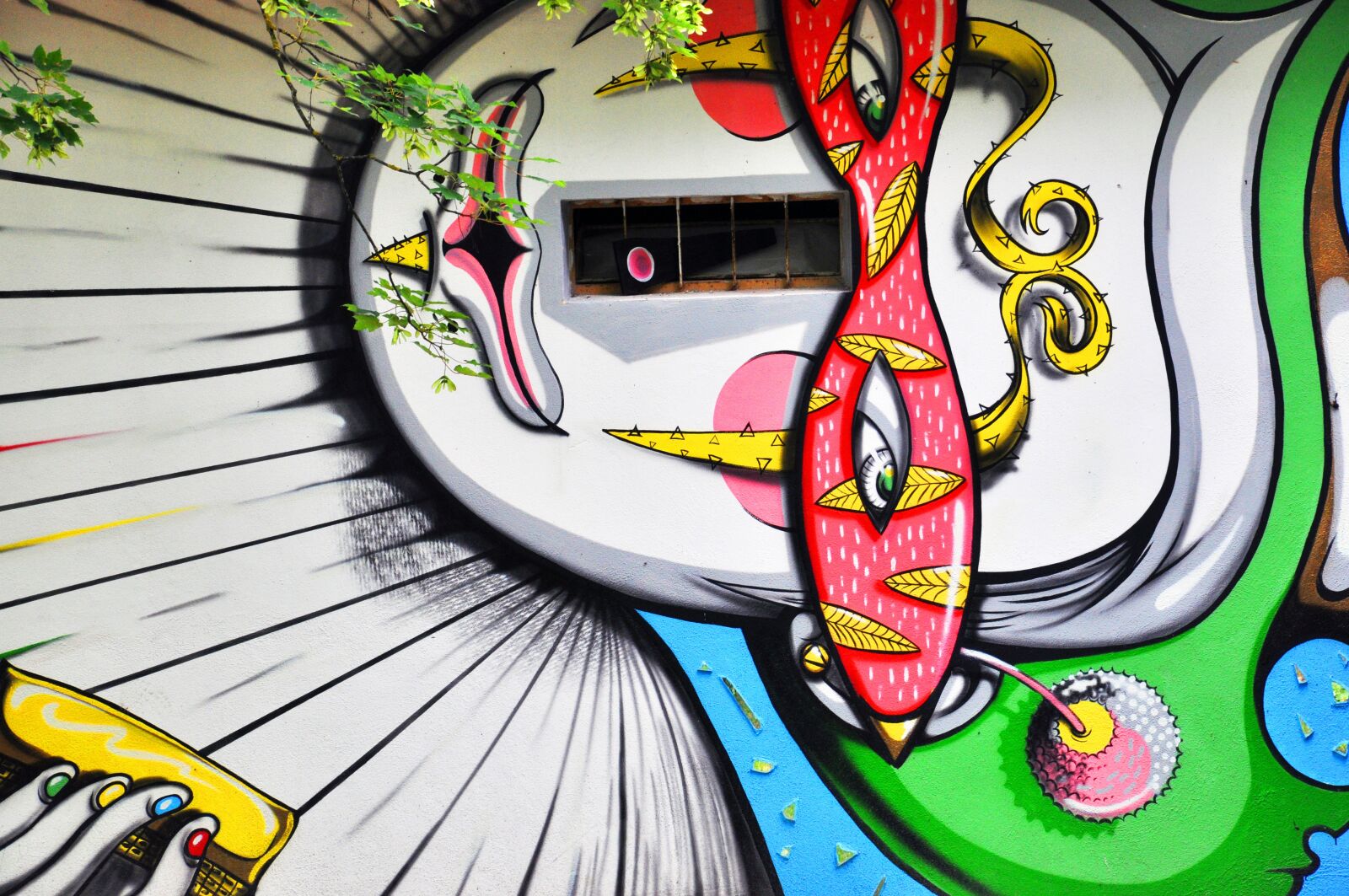 Nikon D90 sample photo. Clown, murals, figure photography