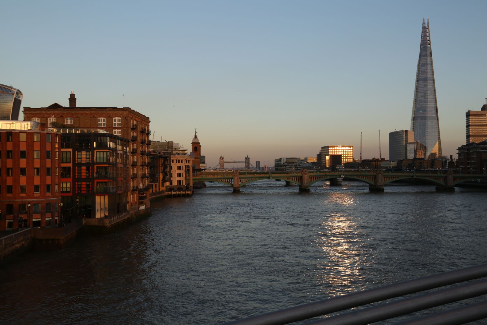 Canon EF 24-105mm F4L IS USM sample photo. Bridge, river, the shard photography