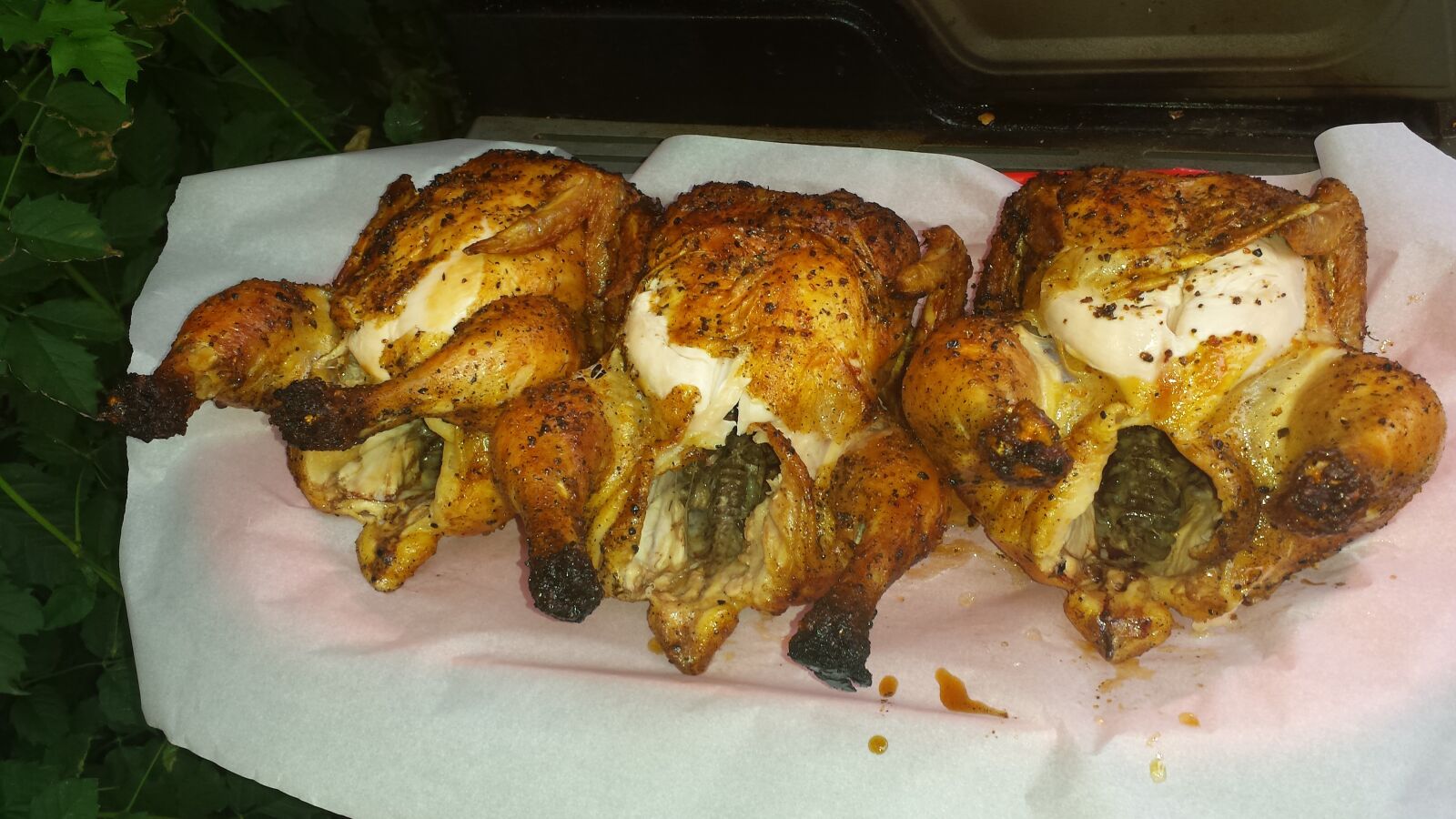 Samsung Galaxy S4 sample photo. Chicken, bbq, barbeque photography