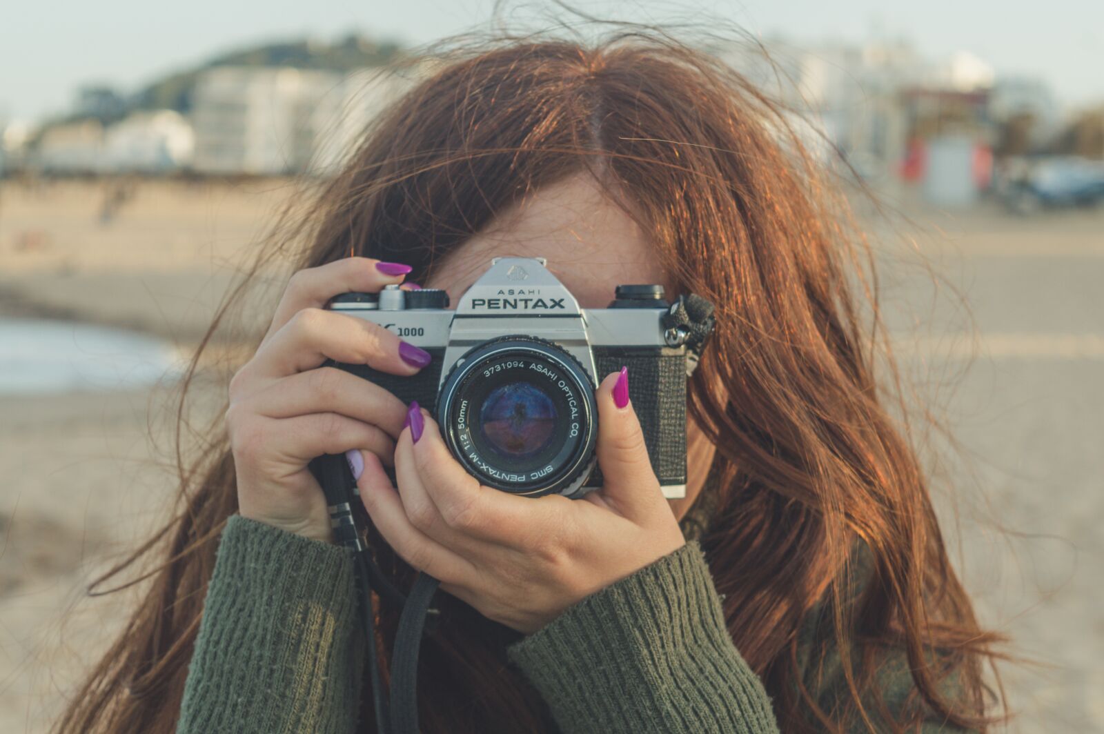 Nikon D3200 sample photo. Redhead, smile, girl photography