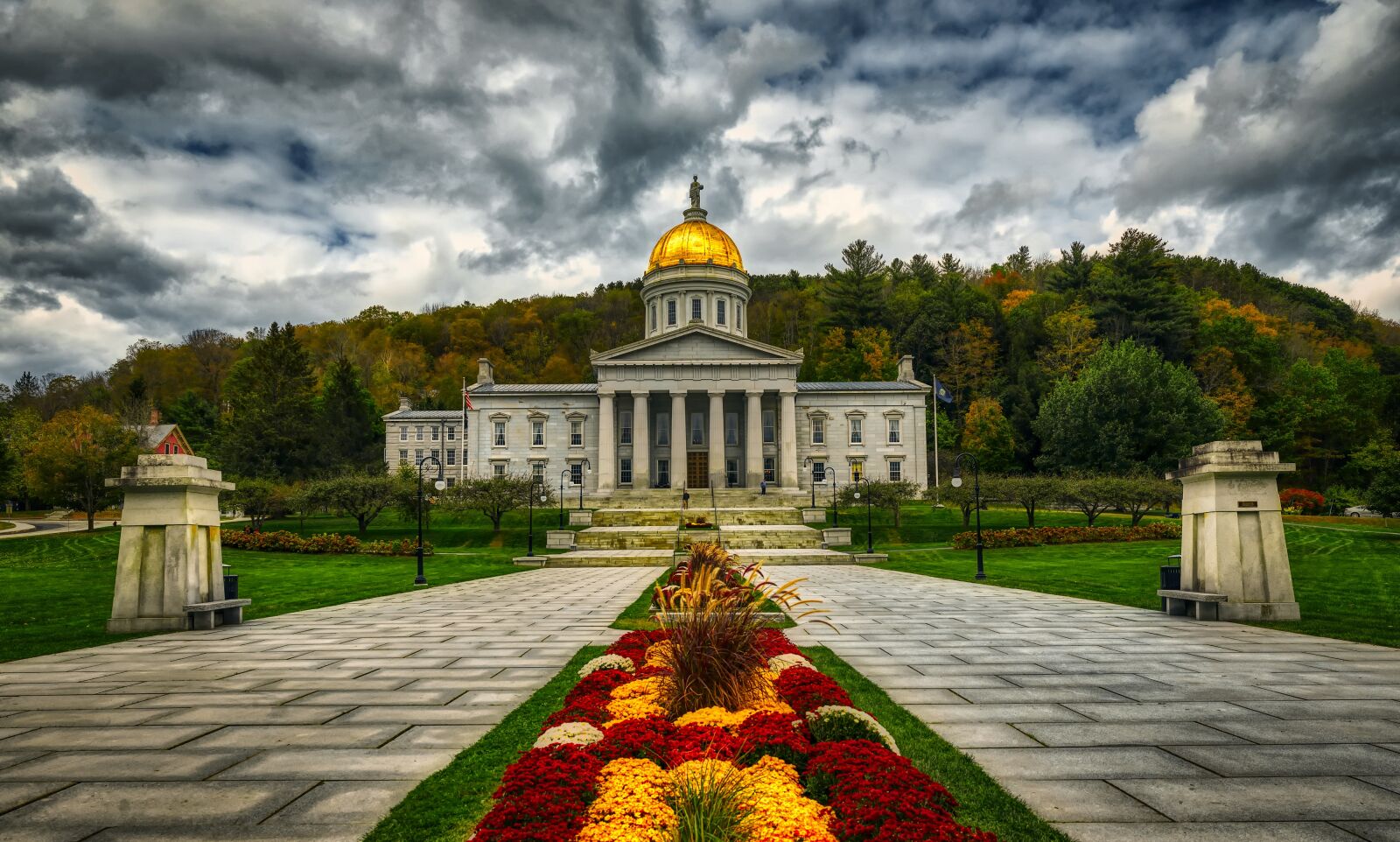 Phase One IQ3 100MP sample photo. Montpelier, vermont, new england photography