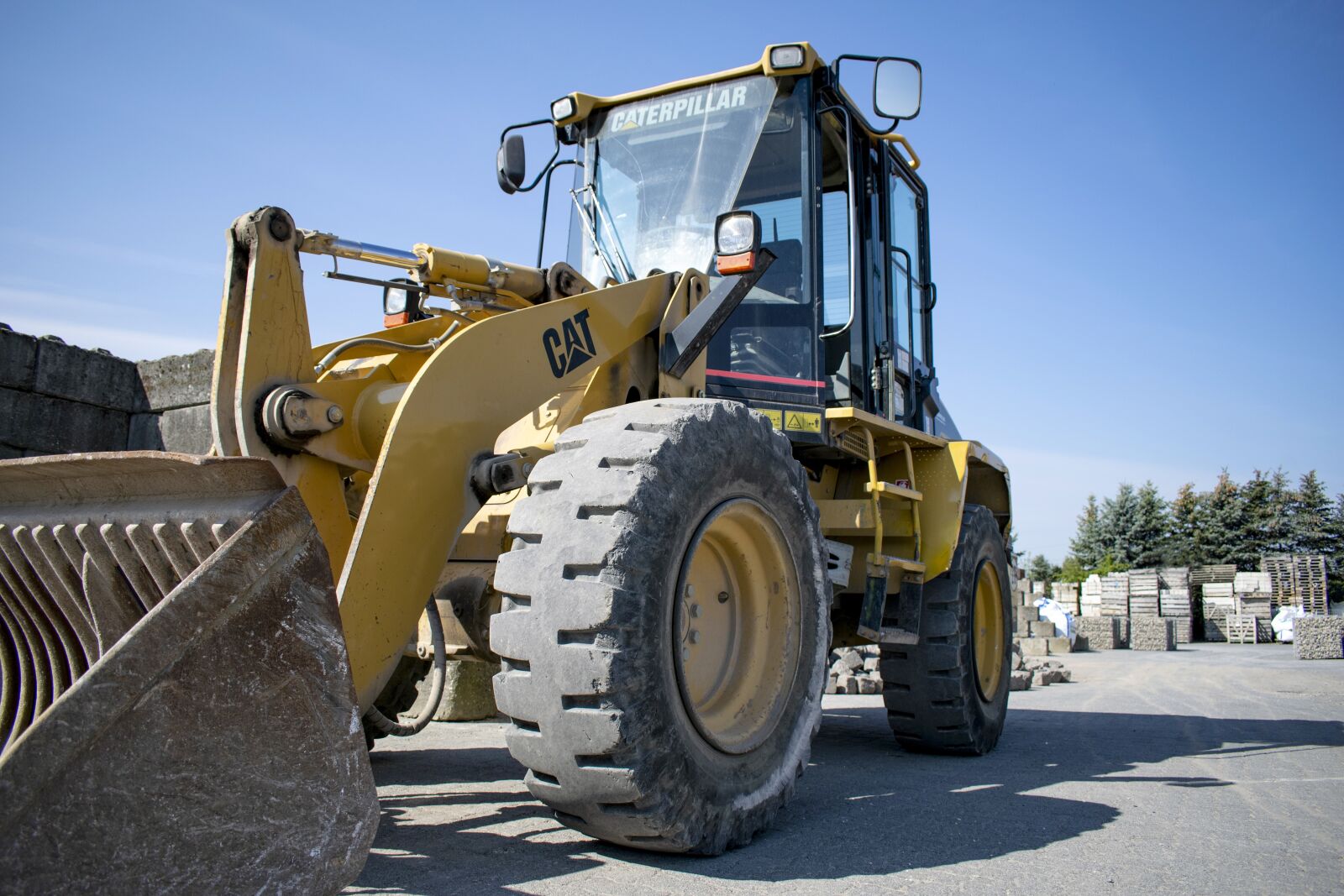 Nikon D5300 sample photo. Wheel loader, caterpiller, industry photography