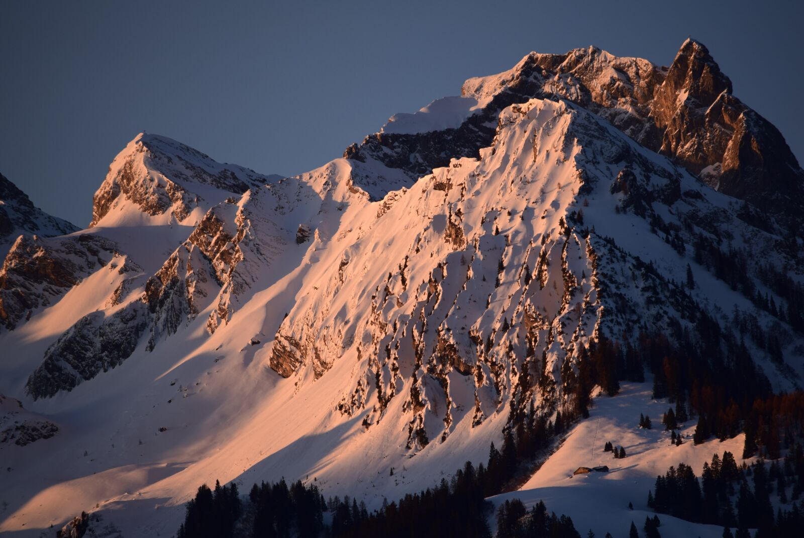 Nikon D5300 sample photo. Mountain, afterglow, sunset photography