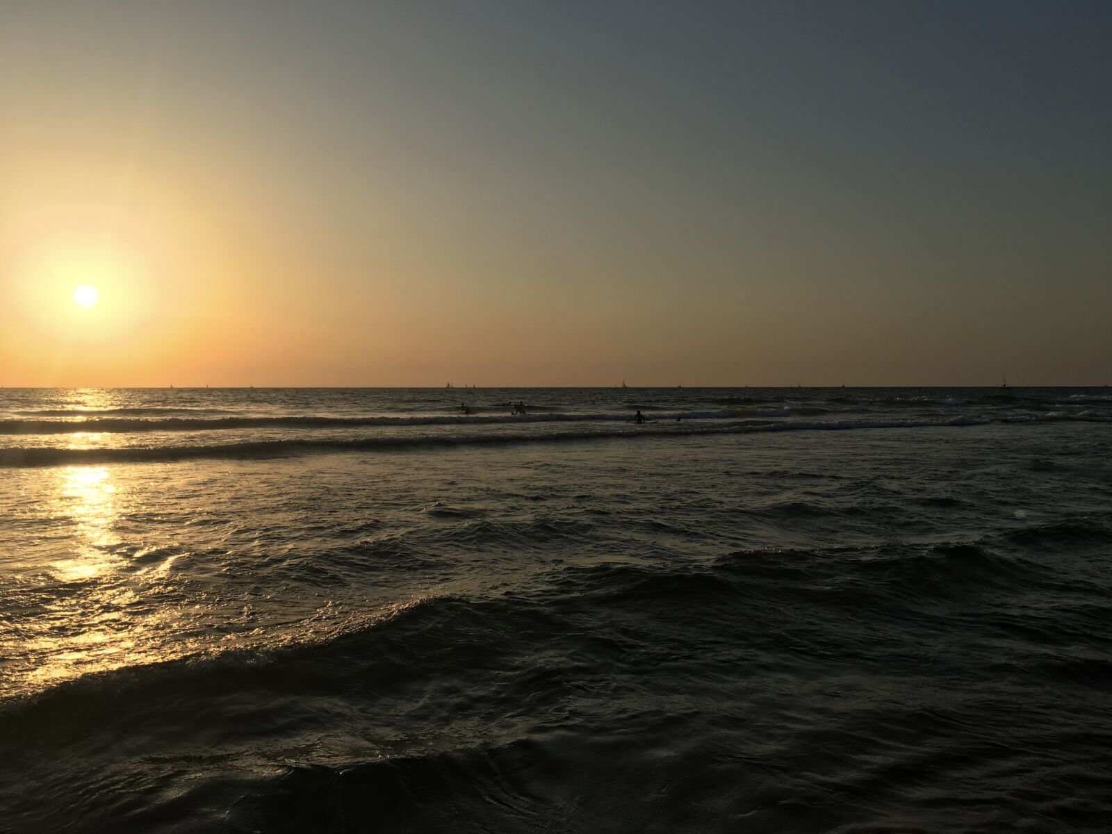 iPhone 6s Plus back camera 4.15mm f/2.2 sample photo. Sunset, beach, israel photography