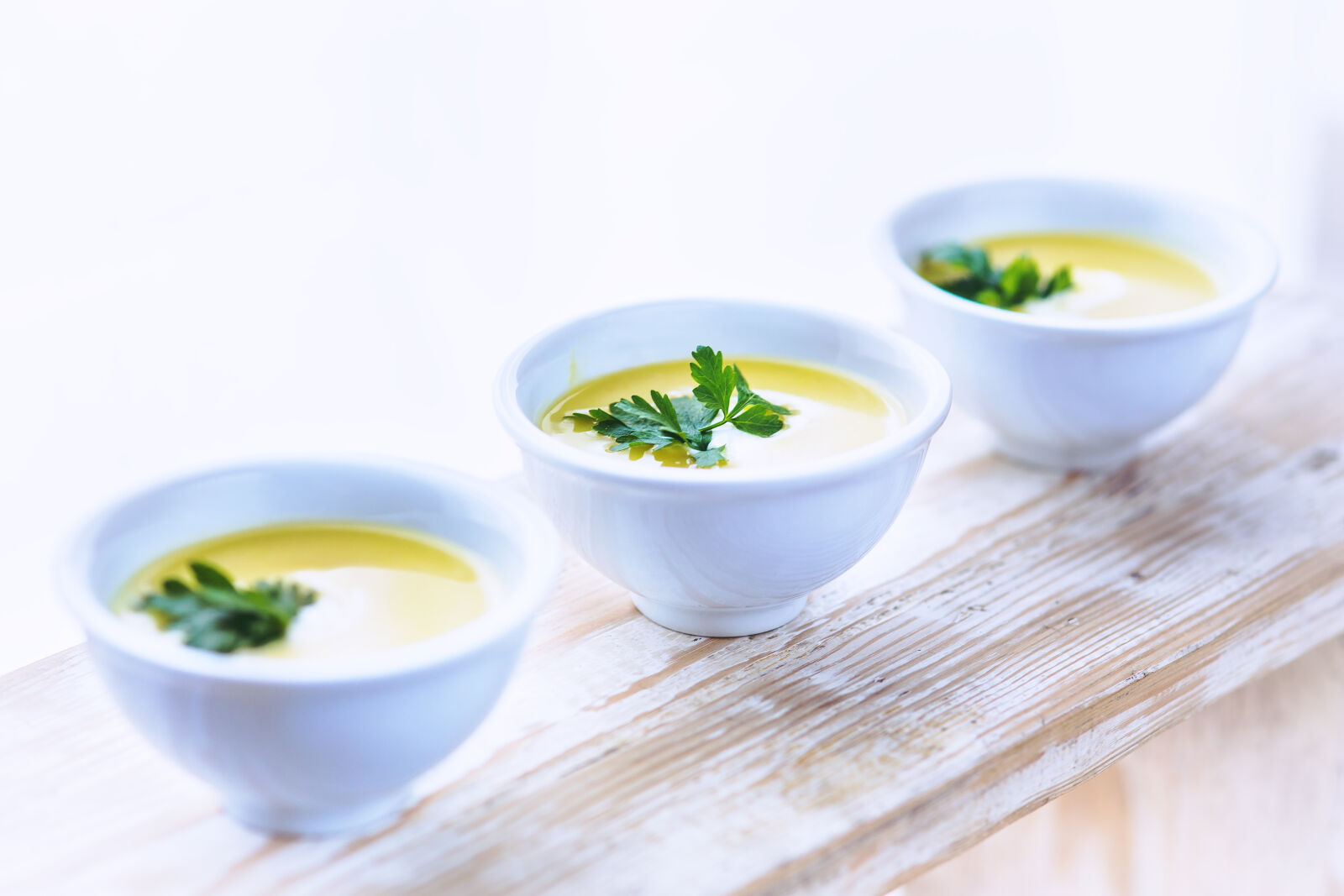 Sigma 85mm F1.4 EX DG HSM sample photo. Leek, and, potato, soup photography