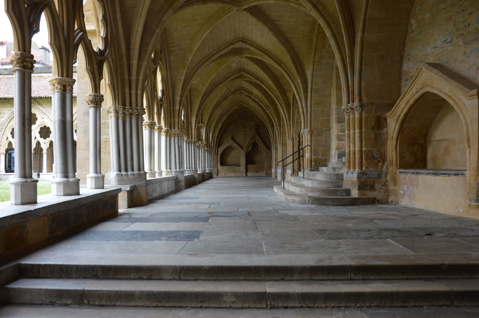 Nikon D3200 sample photo. Vault, cloister, monastery photography